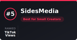 SidesMedia TikTok Views