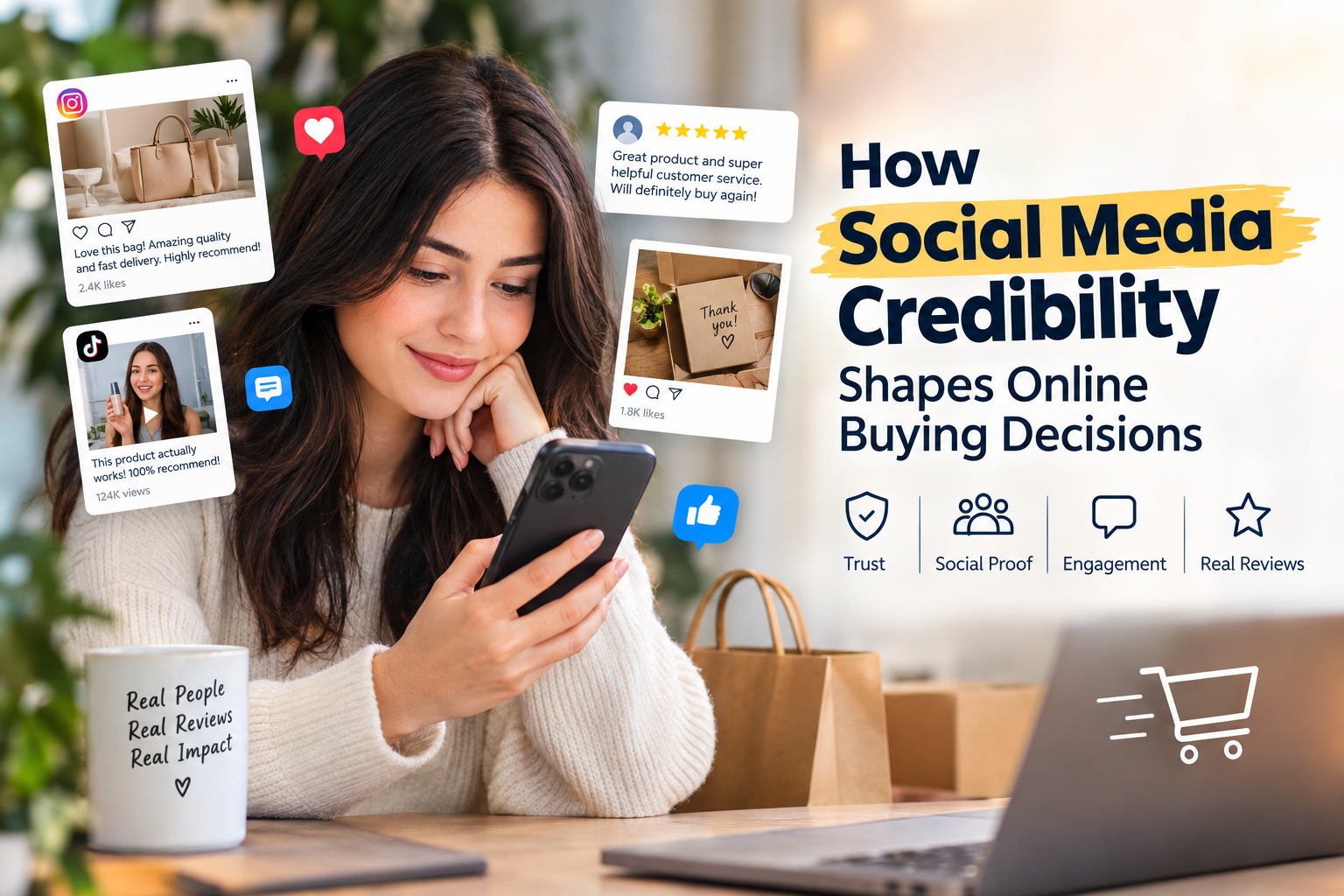 Social Media Credibility Shapes Converts Into Buying