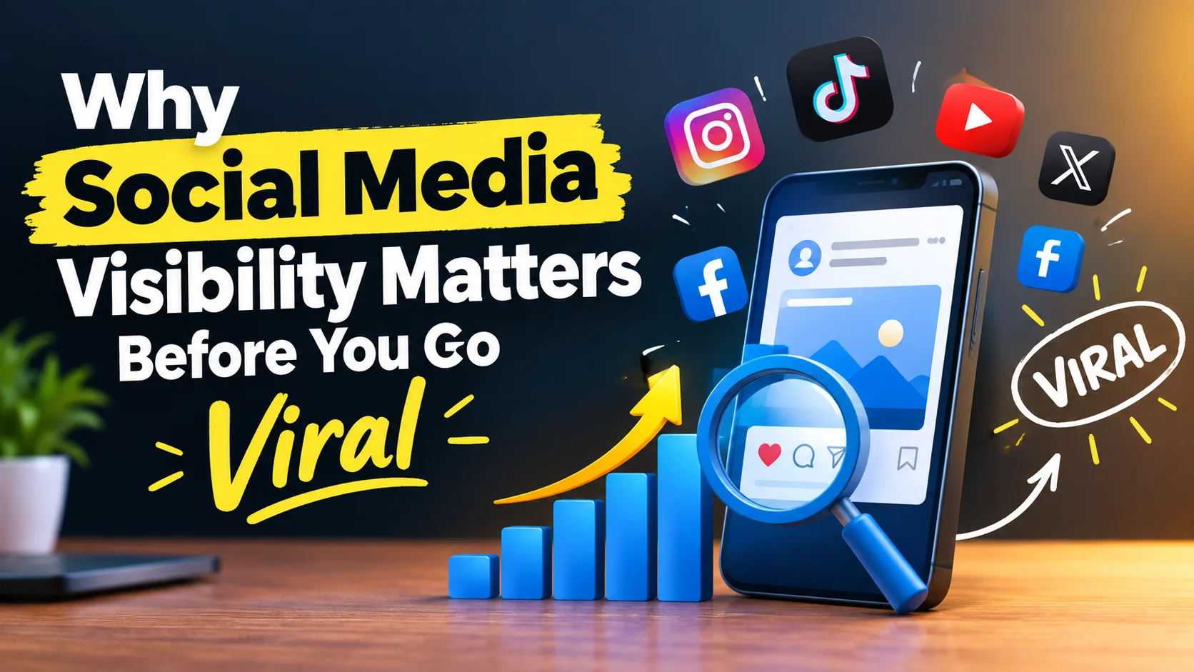 Social Media Visibility Before Going Viral