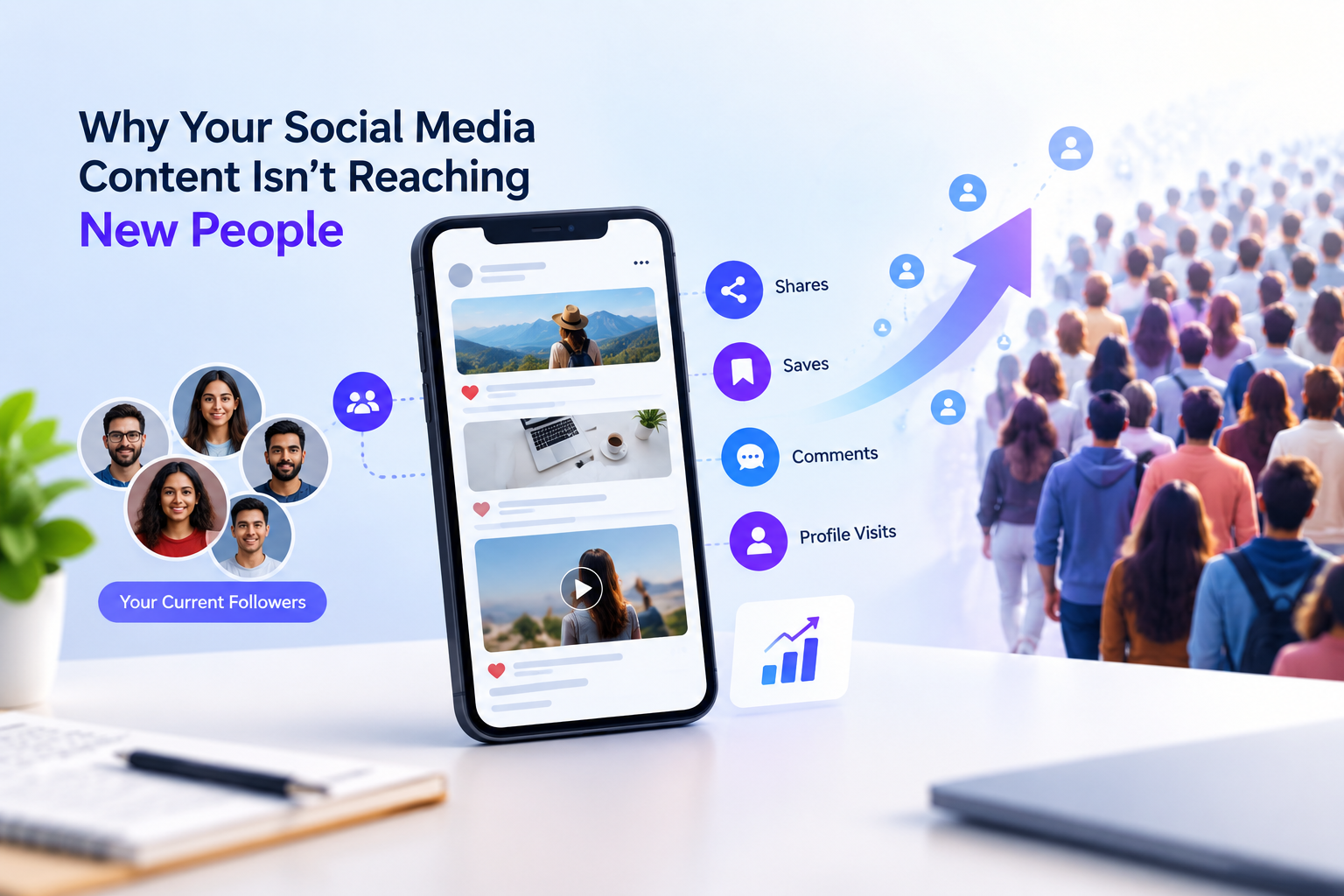 Social media content struggling to reach new audiences beyond existing followers